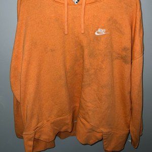 2XL Orange NIKE Hoodie